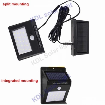 

promotion off30 30 led 500lm solar light split mount pIR motion 3 senser vs38/48/28/10/55/20 2.5M cord smart indoor wall new