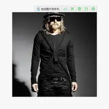 Для мужчин в весна-осень певица этап певица метросексуал костюм Мода с большой хлопок тонкий товара специальное предложение