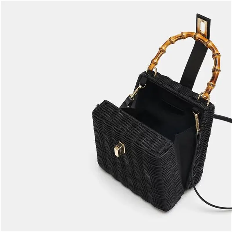 Caixa pequena grânulos preto branco saco de
