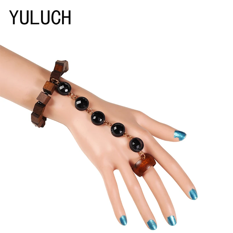 

NEW Natural Sandalwood Prayer Malas Fashion Wooden Beaded Bracelets With Stones Jewelry Wedding Party Accessories Sale