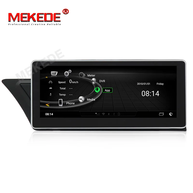 Sale Mekede 10.25"Android Car multimedia player for Audi A4 2006-2016 3GB RAM 32GB ROM car GPS navigation 4G LTE Headunit WIFI OBD2 5