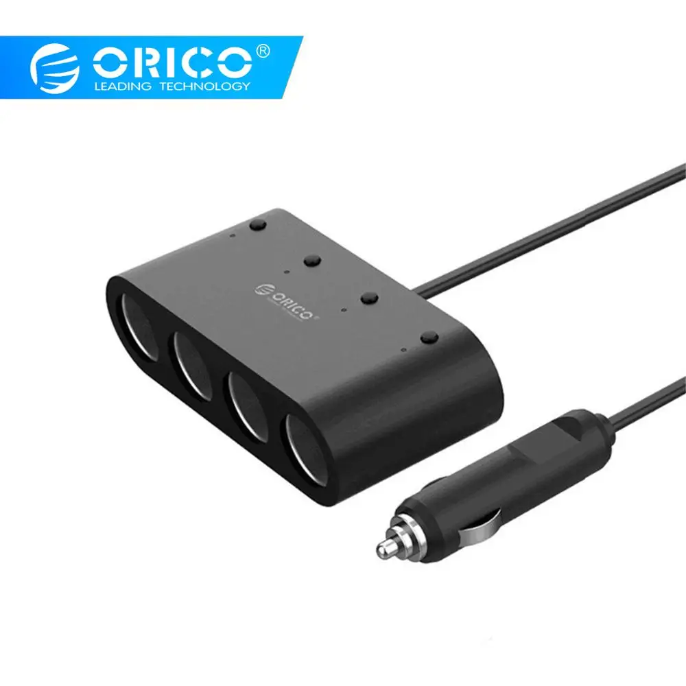 551 30 De Descuentocargador De Coche Orico Puerto Usb Dual 5v2 4a 2 155 W Max Con Encendedor De Cigarrillos Adaptador De Cargador Usb Para