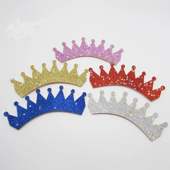 

20pcs/lot 3D Badge 4.5x12.5cm Shiny crown Kids Patch, for decoration accessories, diy, children headware