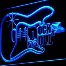 I948 гитара Рок н ролл Танцор Музыка подарок свет знак Вкл/Выкл Переключатель 20+ цвета 5 размеров