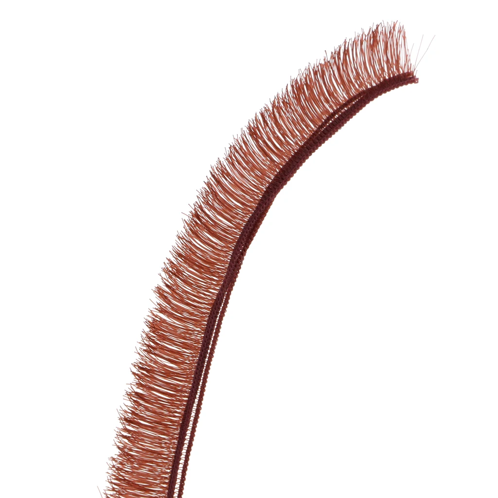 200Pcs Soft Plastic False Eyelashes Eyelash Strips for BJD Baby Dolls Eye Make up 200*8mm Various Colored