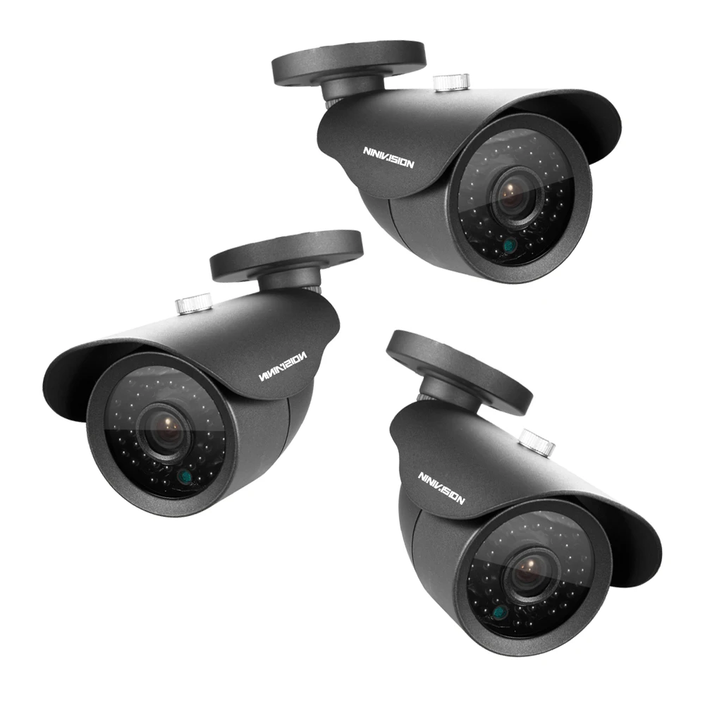 Домашняя система безопасности NINIVISION 16 канальная видеонаблюдения 1080P DVR AHD CCTV