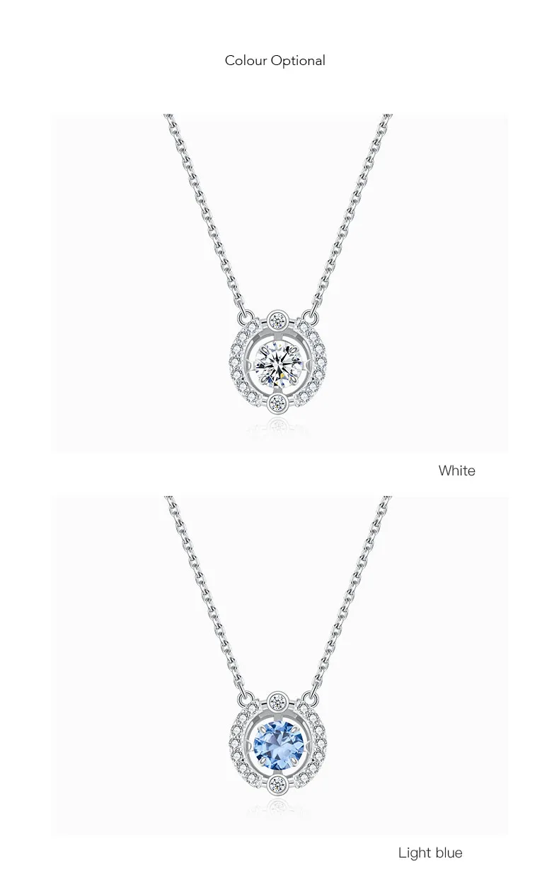 Ожерелье Warme Farben Swarovski s для женщин, ожерелье из стерлингового серебра 925 пробы с подвеской в виде сердца, циркониевое ожерелье, ожерелье, подарок