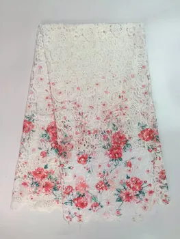 

2017 Latest African Chemical Guipure Lace High Quality African Cord Lace For Party Dress Dry Lace fabric ALZ-R6502 J4953