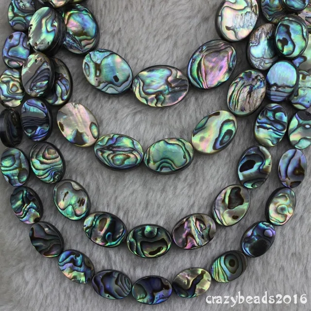 1strand oval natural paua