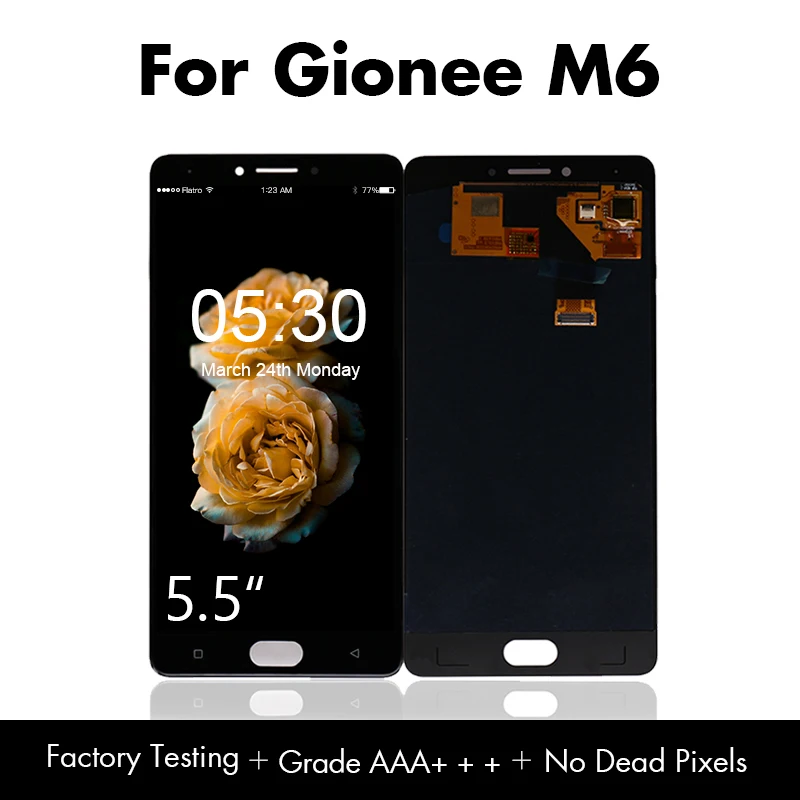 10pcs/lot for Gionee M6 Display GN8003L LCD +Touch Screen Digitizer Assembly Accessories Free Shipping DHL EMS | Мобильные телефоны