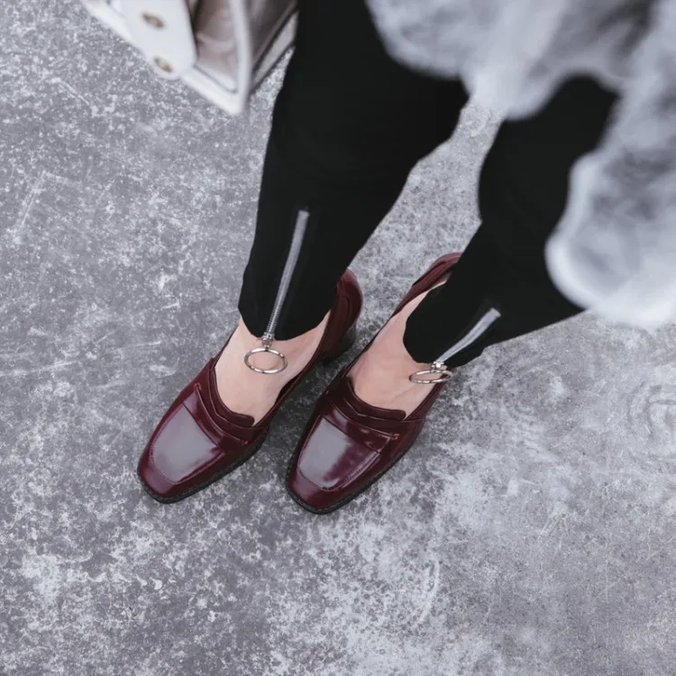{Zorssar}/Женская обувь из натуральной кожи; модные женские туфли-лодочки на платформе и высоком каблуке без застежки; удобные женские тонкие туфли на толстом каблуке