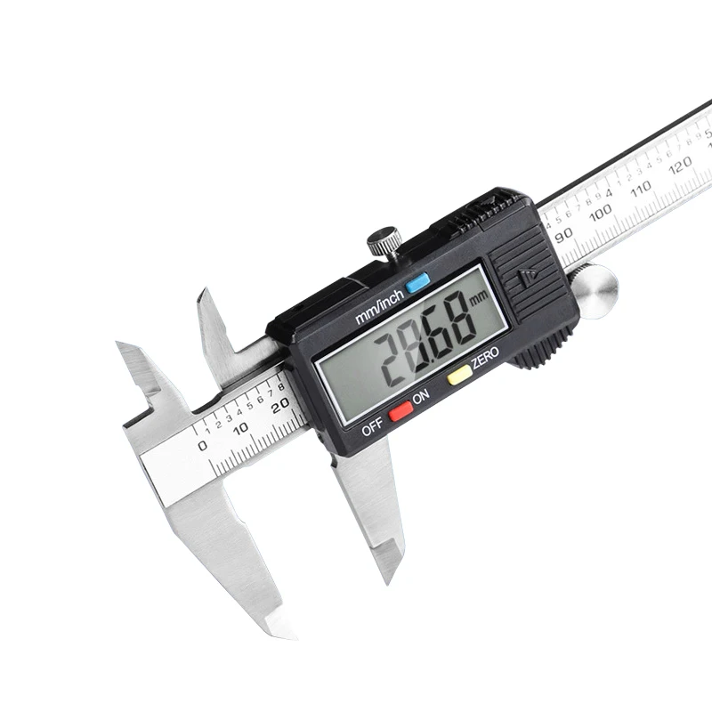 Buy 0.01mm Accuracy LCD Digital Vernier Caliper 150mm 6inch Stainless Steel Micrometer Calipers Micrometro Paquimetro