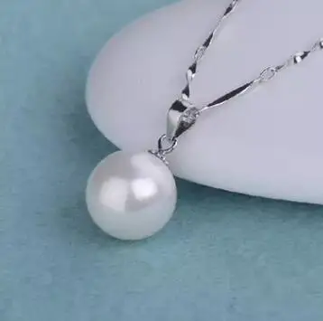 

925 sterling silver necklace with box 3color-40