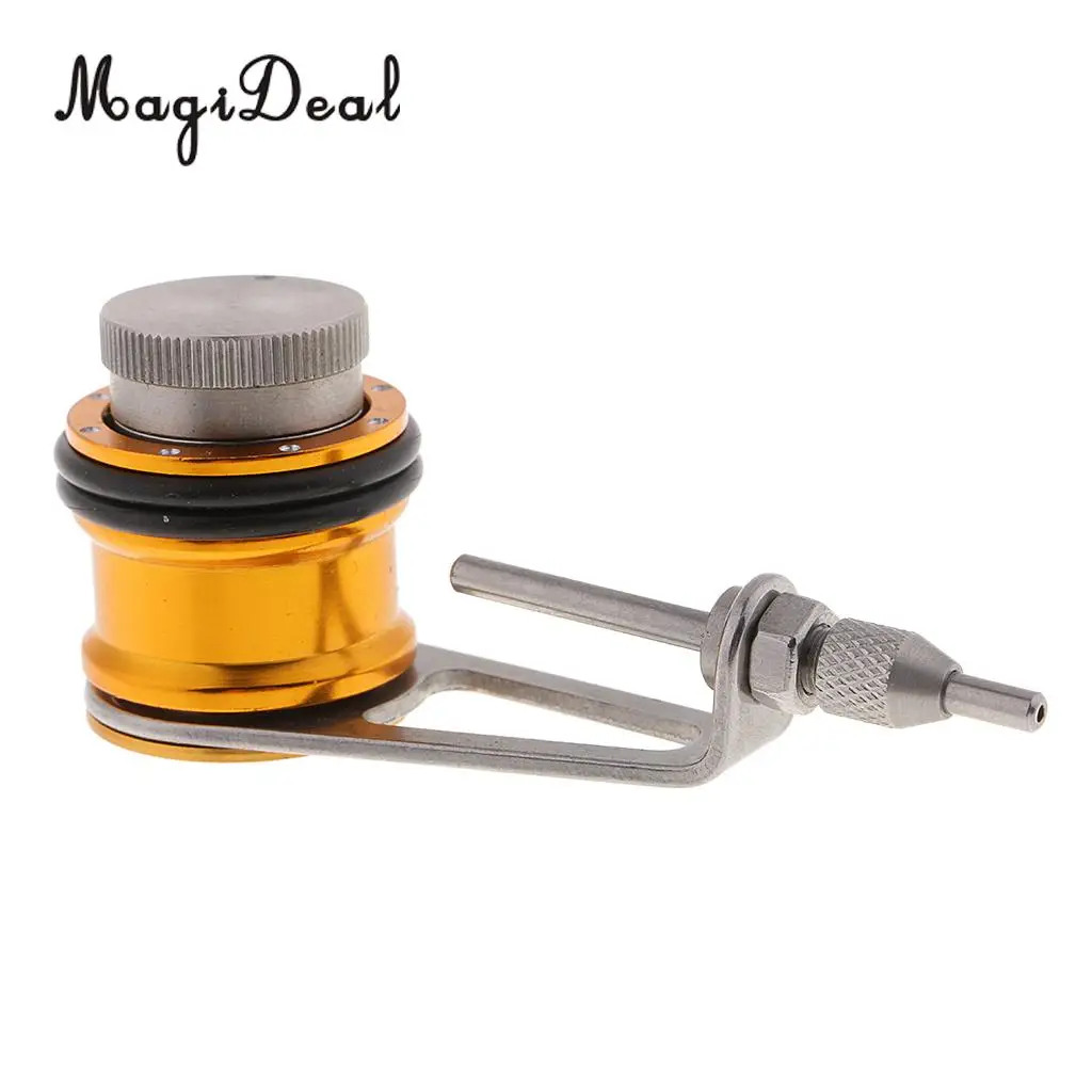 MagiDeal Bobbin Knotter PE Line Leader Line Knot Tying Tool Jigging Knots with quick adjusting disk-drag for making PR serving