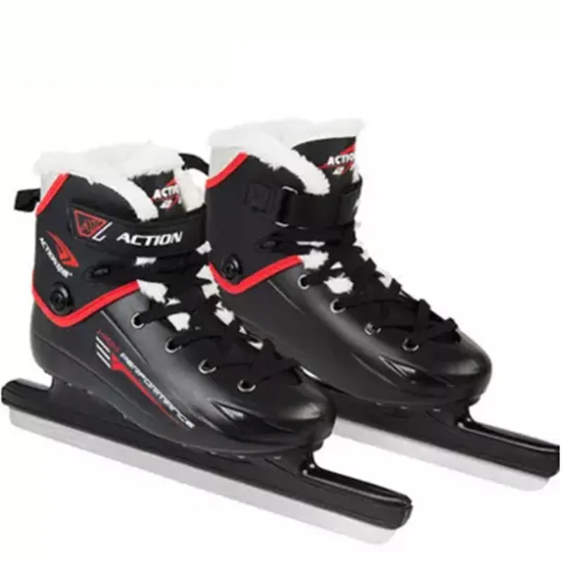 الجليد تزلج الخدع أحذية الكبار الطفل الجليد الكرة شفرة تزلج Patines سرعة أحذية المهنية زهرة سكين هوكي الجليد زلاجات ثلجية ID06