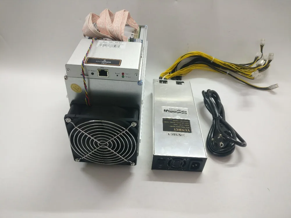 Используется AntMiner T9+ 10,5 T Биткоин Майнер с PSU Asic Майнер новейший 16nm BCC BCH Майнер Биткоин Майнер