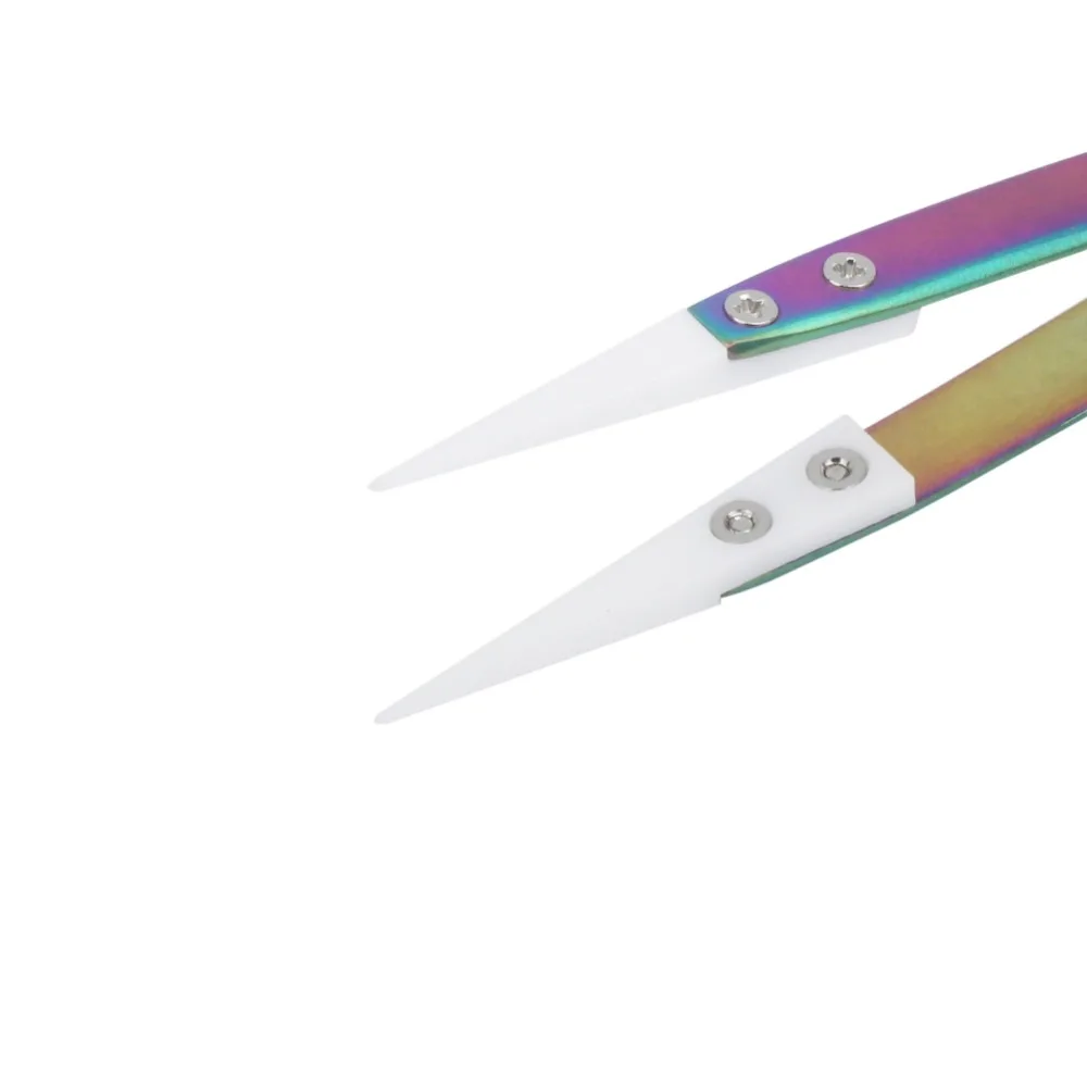 Ceramic Tweezers with Stainless Steel Handle (5)