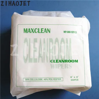 

Hot sale 6*6'' non woven cleaning cloth paper non dust cleanroom wiper for all kind of printer printhead 10packs 3000pcs
