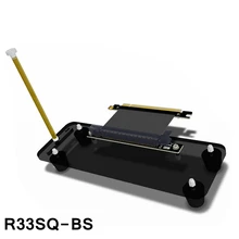 Райзер-карта Pcie PCI-E3.0 16X вертикальный Графика карты Стенд держатель Кронштейн Стенд + PCI-E кабель-удлинитель для DIY ATX GTX1080Ti