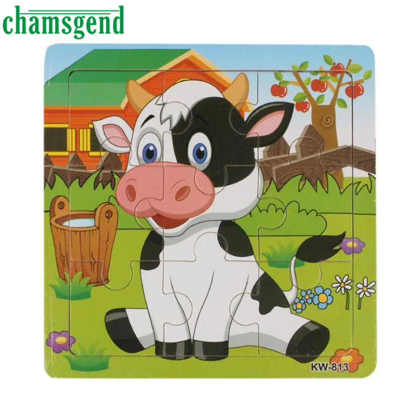 de madera de vaca lechera de gran calidad Chamsgend, juguetes de regalo para niños, educación y rompecabezas aprendizaje, juguetes Levert Dropship A8061|toys for kids|jigsaw toyeducational toys kids - AliExpress