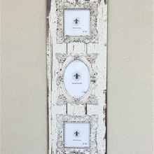 Ретро белая отделка фото Рамки 3 Коробки 60*1.5*21 см