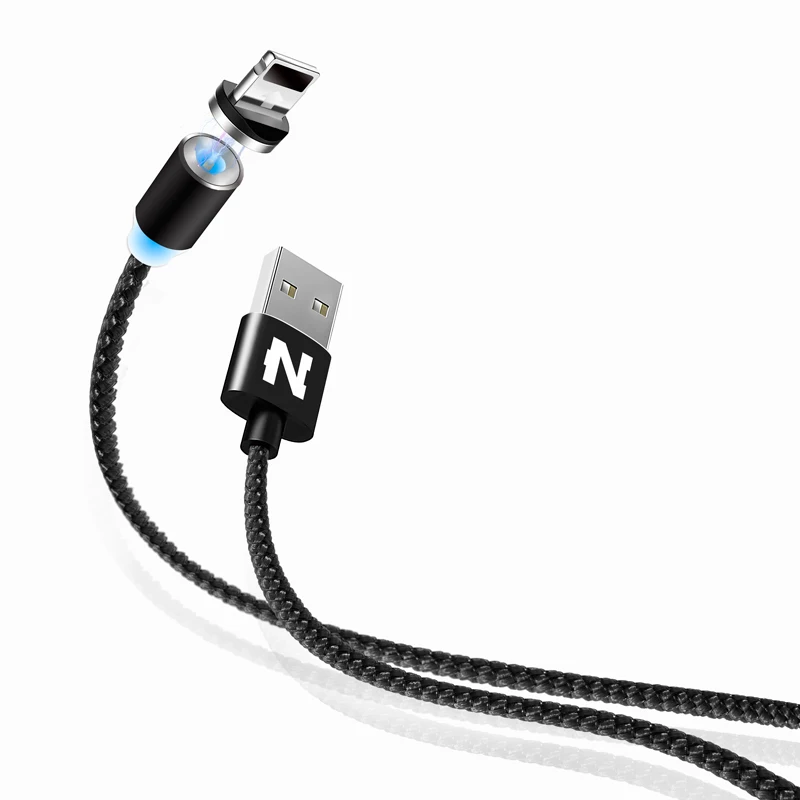 Магнитный 8pin Micro USB Type C Кабель адаптер NOHON быстрая зарядка для iOS iPhone XR XS Max X Xiaomi Android
