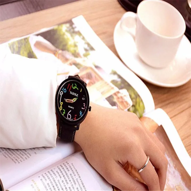 Relojes Mujer женские персонализированные кожаные часы дизайн часы повседневные женские часы браслет Relogio Feminino подарок# C