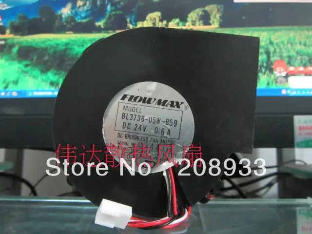 

For Original NMB BL3738-05W-B59 24V 0.6A 9733