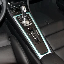 ##Special Price Car Center Console Control Gear Panel Kit Interior Trim Invisible Protective Film Sticker for Porsche 911 2015-2016 Accessories ##Special Price Car Center Console Control Gear Panel Kit Interior Trim Invisible Protective Film Sticker for Porsche 911 2015-2016 Accessories