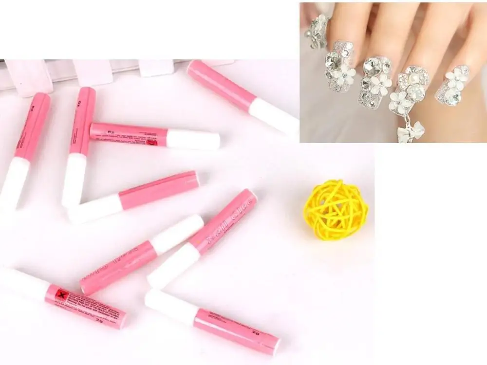 New 2019 10 X 2g Mini ProfessionaL Beauty Nail False Art
