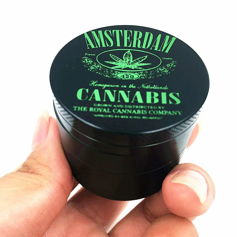 

4 Piece Hot New Crusher Weed Tobacco Grinder Weed Herb Grinder with Pollen Catcher