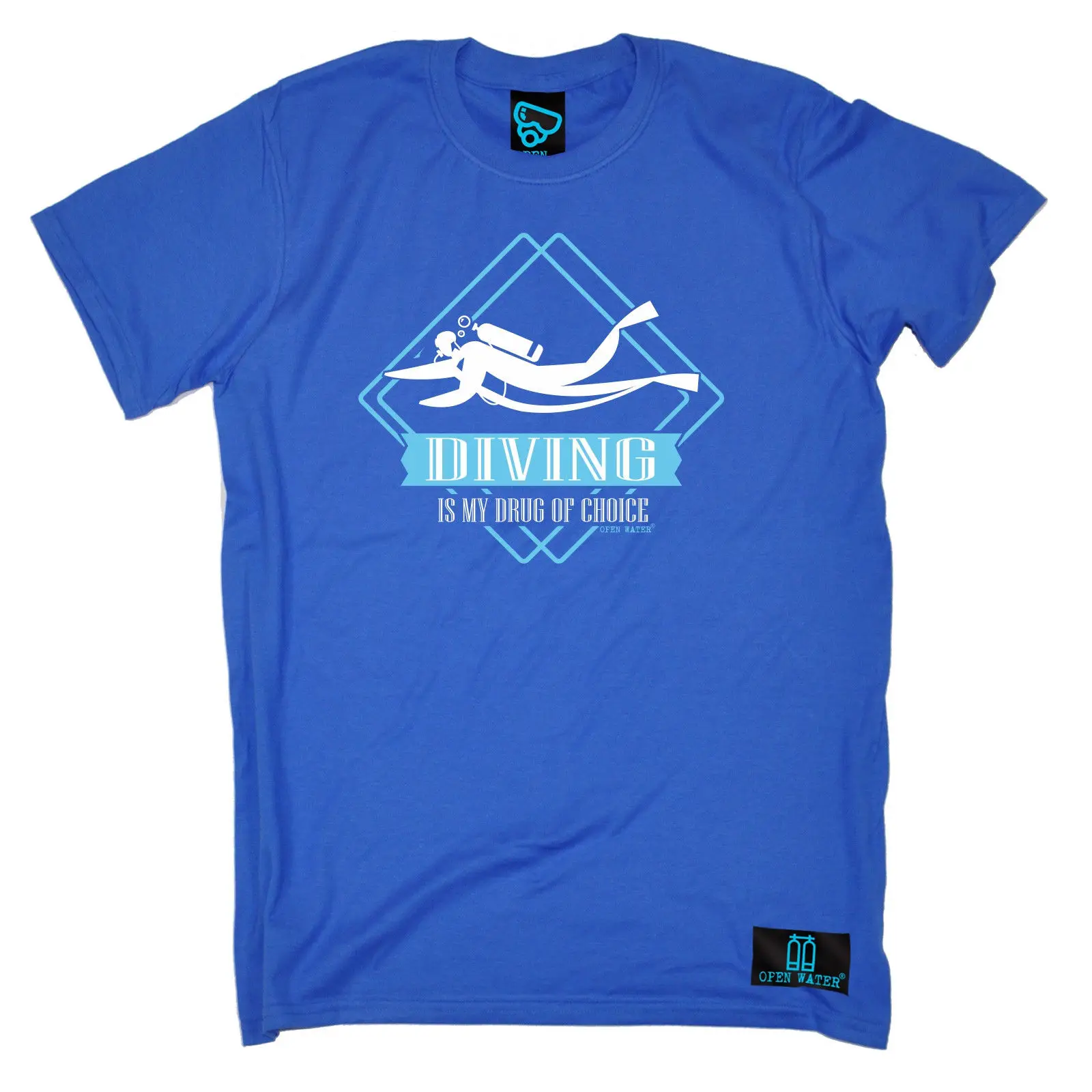 Scuba Divinger Drug of Choice Open Water MENS T SHIRT Tee Birthday