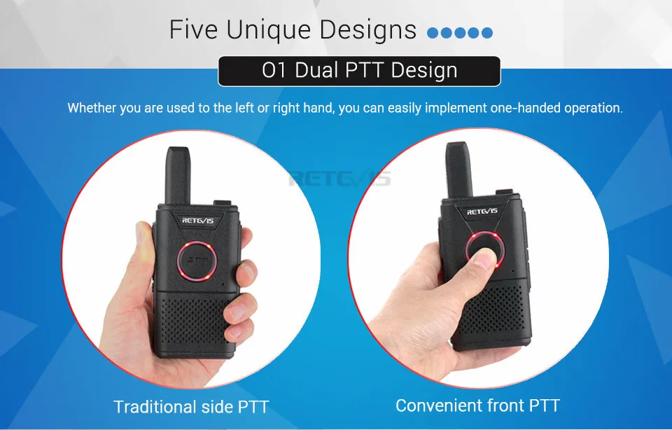 2 шт. Retevis RT618/RT18 мини рация радиостанции ультра-тонкий двойной PTT двухстороннее радио портативный FRS PMR446 частота прыжка