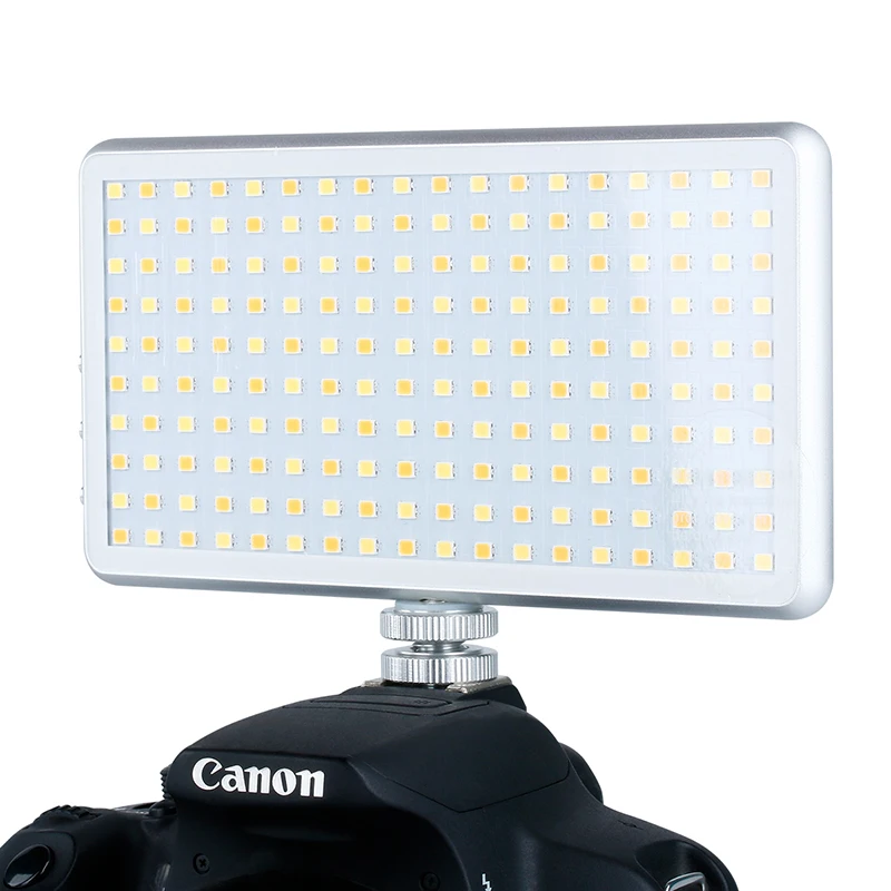  X-180 3200-5600K Dimmable Thin Utral LED Video Light On Camera Photography Lighting DSLR Camera Lam - 32961752552
