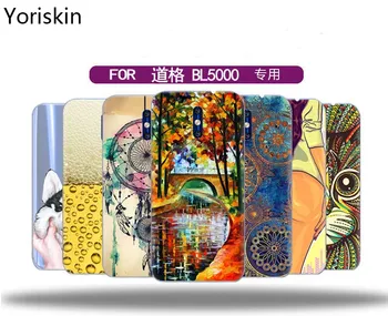 

New Cartoon Painted Soft Tpu Phone Cover Case For Doogee BL5000 Ultra Thin Silicone Back Case For Doogee BL5000 Coque Fundas