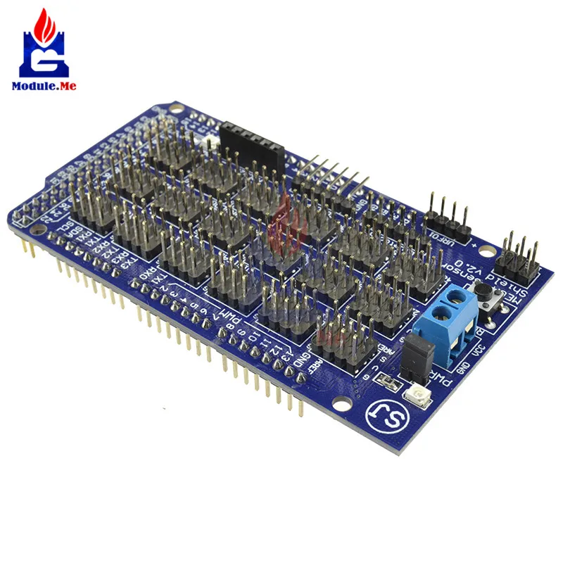 

Mega Sensor Shield V2.0 V2 For Arduino ATMEGA 2560 R3 1280 ATmega8U2 ATMEL AVR