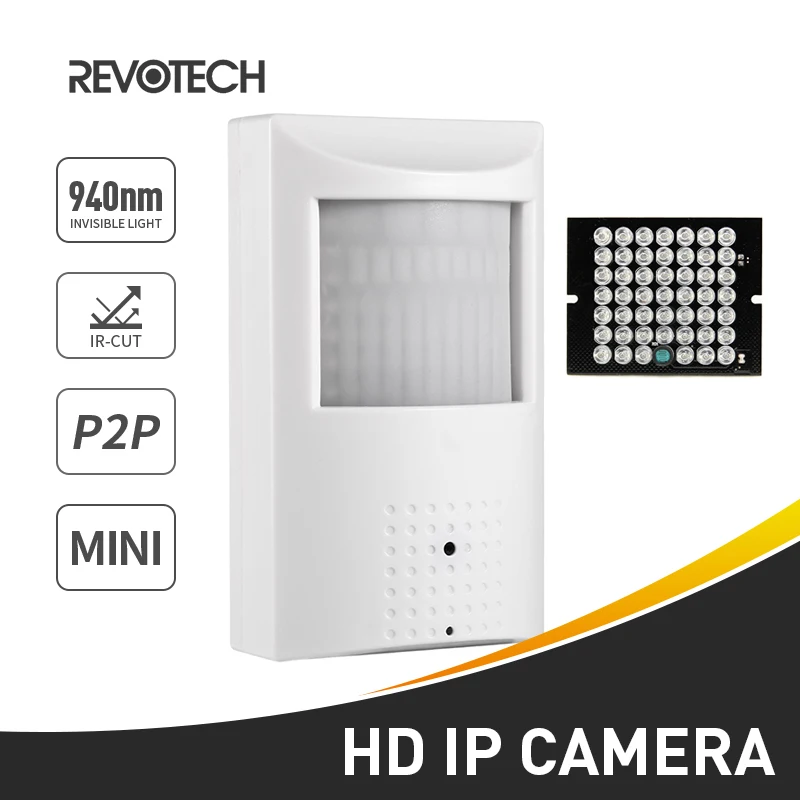 

940nm Invisible IR 1080P PIR IP Camera 2.0MP LED Night Vision Indoor Security ONVIF P2P CCTV System Video Surveillance Cam