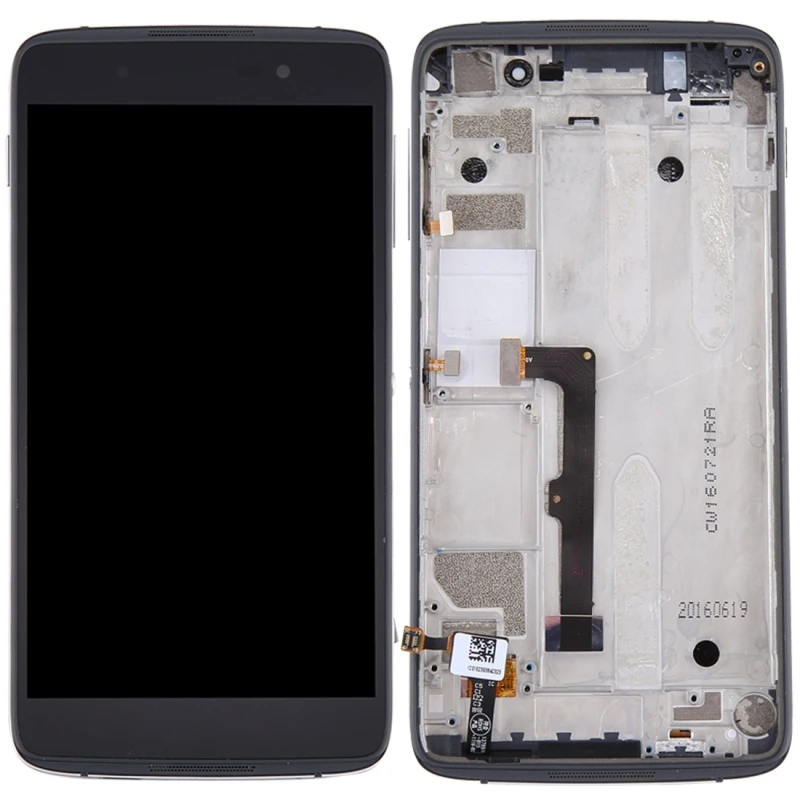 

High Quality LCD Screen and Digitizer Full Assembly Lcd Replacement Glass with Frame For BlackBerry DTEK50