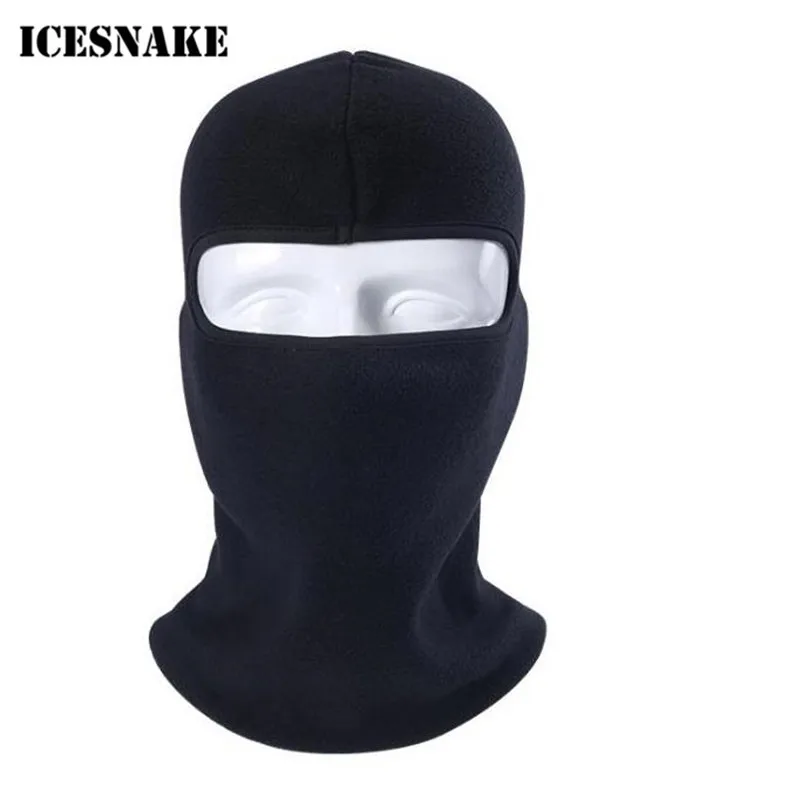 

ICESNAKE Motorcycle Winter Breathable Warmer Balaclava Fleece Wool Thermal Windproof Bicycle Snowboard Neck Full Face Mask