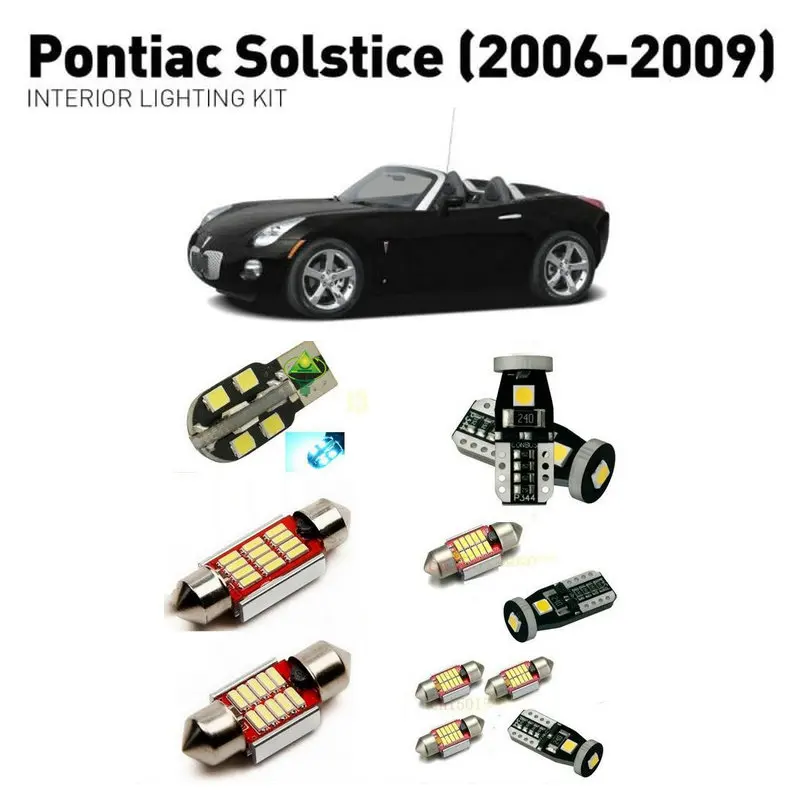 Светодиодные внутренние фонари для Pontiac Solstice 2006-2009 5 шт. Светодиодные Автомобильные фары осветительный комплект автомобильные лампы Canbus