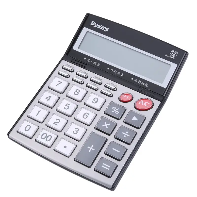 M & G 98159 صوت حاسبة ، 12 أرقام الشخصية خطاب نوع مالي خاص حاسبة