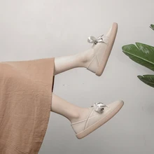 2019 spring new wild lace casual peas flat women's shoes