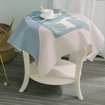 

Flamingo Waterproof Printed Tablecloth Round Table Cover Tea Table Cloth Rural Rectangular Cover Cloth Home Decoration