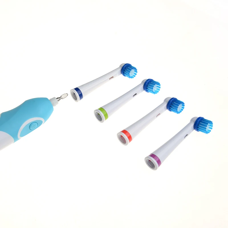 Хит, 4 шт./упак. электрические вращающиеся Зубная щётка головки для AZDENT Электрический AZ-OC2 Зубная щётка Сменные зубы насадка для зубных щеток, что обеспечивает глубокое очищение кожи