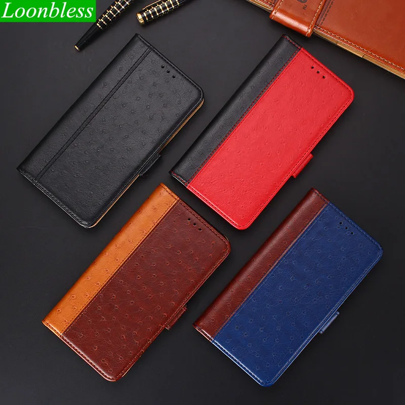 

For Cubot Note S Case coque Cubot Dinosaur Cover Wallet ostrich pattern leather back skin pouch for Cubot Dinosaur case Cover