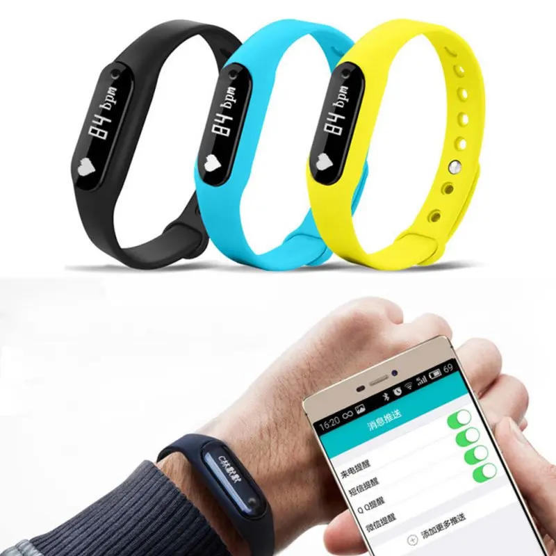 New Smart Wristband C6 Heart Rate Monitor Bracelet Bluetooth New Smart Wristband C6 Heart Rate Monitor Bracelet Bluetooth 4 0 Pulsometer P
