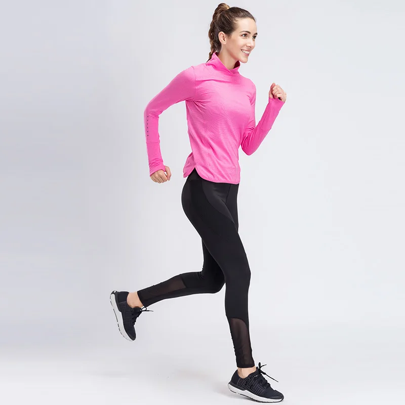 Women Yoga Sets Running Fitness Shirts +Pants Suits Sportswea Running
