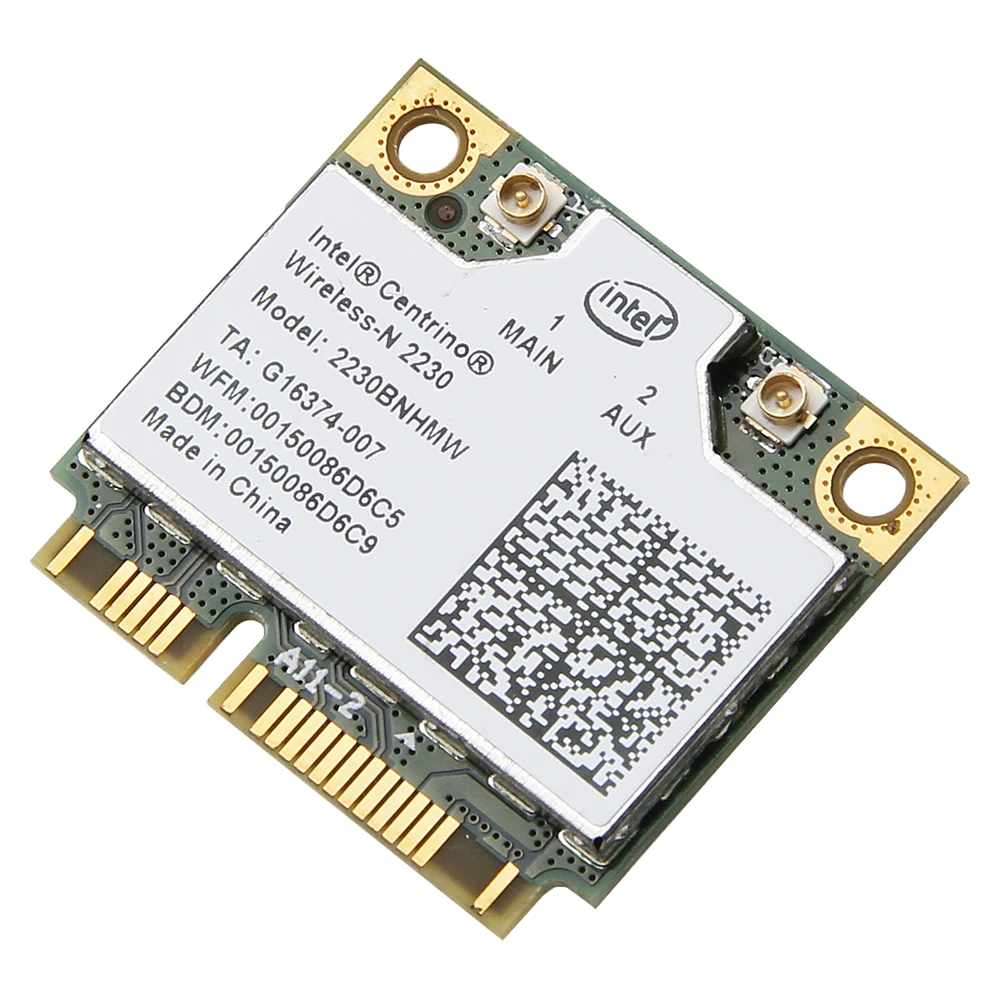 300 Мбит/с Wi Fi + BT 4 0 для Intel Centrino Wireless N 2230 2230BNHMW беспроводная Bluetooth половинная мини Pci e