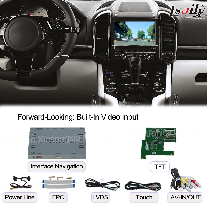 

WINCE Navigation Video Interface All-in-one machine for 2010-2015 Porsche Macan , Cayenne