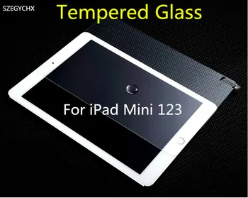 

Tempered Glass Screen Protector For iPad Mini 123 New Explosion Proof Clear Toughened Protective Film 2.5D Radian 9H Hardness